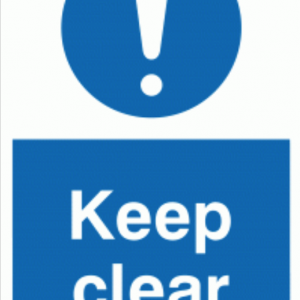 Keep Clear Stickers (Pack of 20)