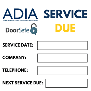 Service Due Stickers (Pack of 20)
